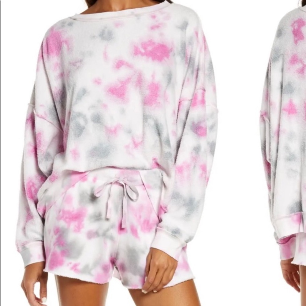 FREE PEOPLE 2-PIECE COMFY TIE DYE SET